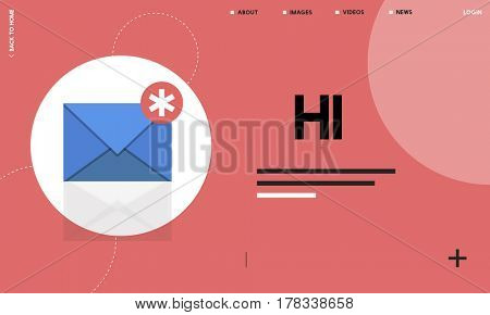 Message Letter E-Mail Chat Notification Graphic