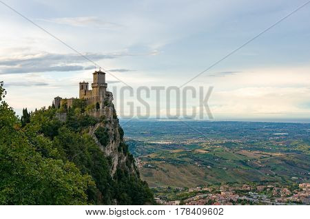 Ancient Castle On The Cliff