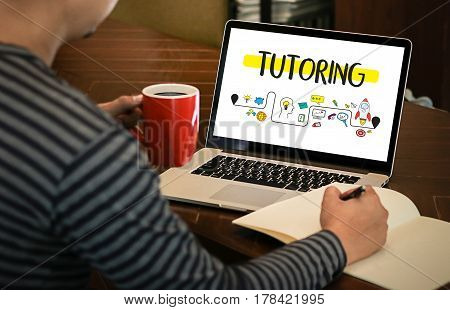 Tutoring And His Online Education , Learning Education Teacher , Tutor Coach Management