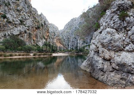 Canyon Torrent de Pareis in Majorca Spain