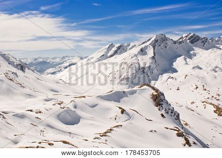 Alpine Winter Landscape