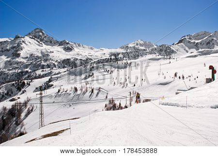Alpine Winter Landscape