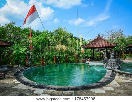Swimming Pool At Luxury Resort In Bali, Indonesia