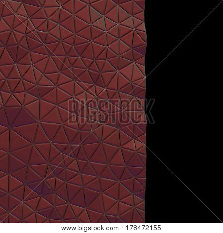 Abstract, eometric triangle red mosaic background