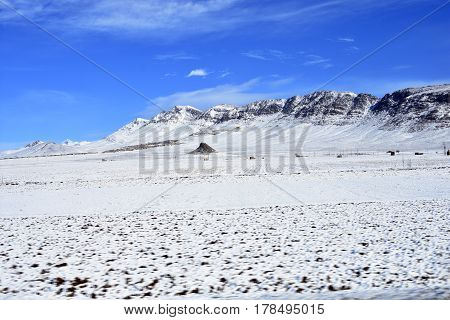 Barf Anbar, Fereydunshahr ski resort, Esfahan, Iran in the spring time