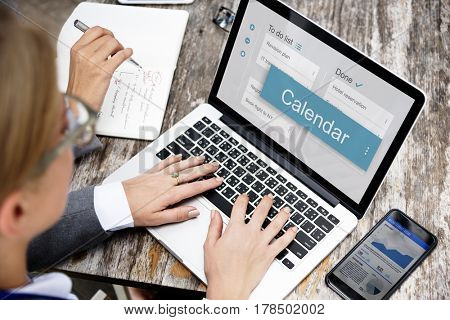 Digital Business To do List App Interface