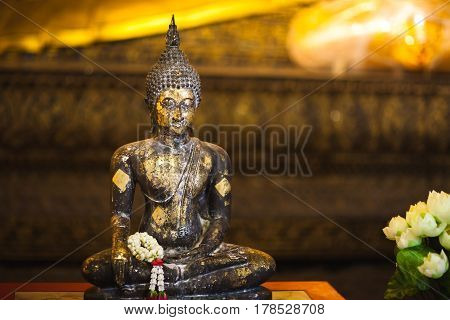 Buddha Statue In Thailand Temple