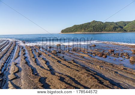 Nichinan Coastline From Phoenix, Viewpoint In Miyazaki, Kyushu, Japan