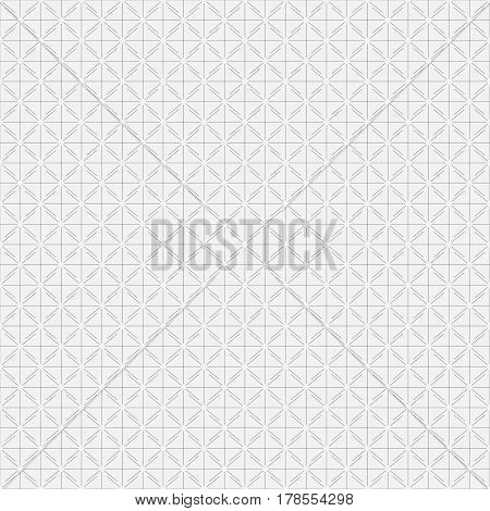 Vector seamless pattern. Modern texture. Repeating geometric tiles. Composition from square rhombus lines.