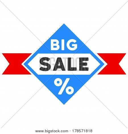 Big Sale flat vector pictogram. Flat style.