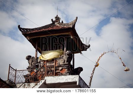 Traditional architecture of the island of Bali
