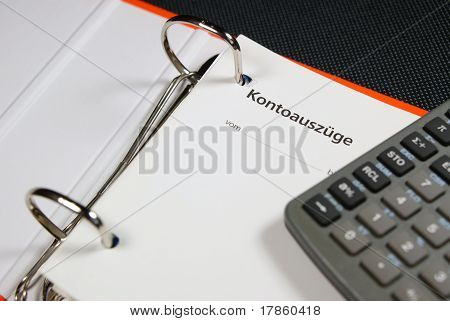 bankovní výpis