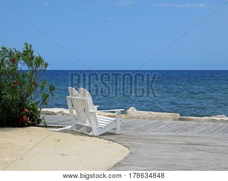 Beautiful and relaxing ocean view of Montego Bay Jamaica