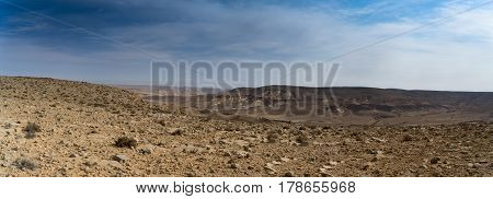 Hiking in mideast stone desert tourism travel