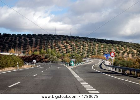 Oliveiras todas Ovre sul de Espanha