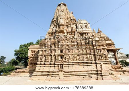 Temple Of Khajuraho On India