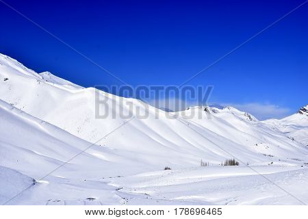 Barf Anbar, Fereydunshahr ski resort, Esfahan, Iran in the spring time