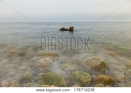 The coast of the urbanization cap and corp in alcocebre