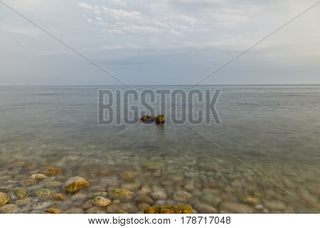 The coast of the urbanization cap and corp in alcocebre