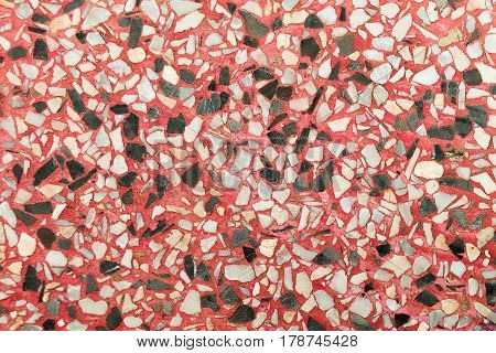 Whets stone, terrazzo floor texture background, Detailed real genuine structure from nature.