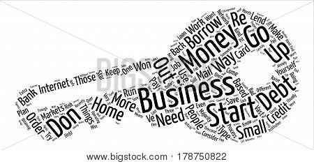 Is Your Business Debt A Bottomless Pit text background word cloud concept