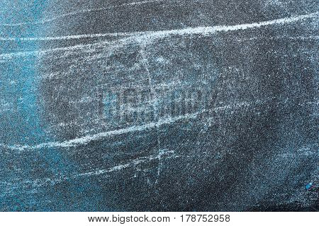Blue Powder Particles grunge Texture with Scratches