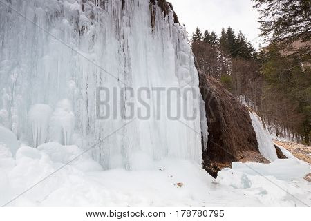 Urlatoarea waterfall in Ciucas Mountains located in Ciucas Mountains Nature Park.