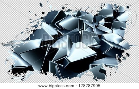 3d technology background