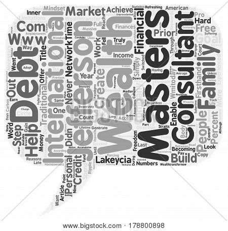 Lakeycia Jefferson on Wealth Masters text background wordcloud concept