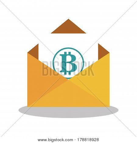 bitcoins trading flat icons vector illustration design