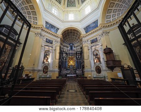 Monte Cappuccini Church In Turin