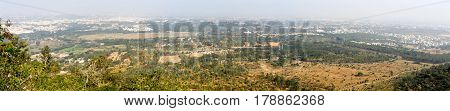 Panoramic View To The City Of Mysore