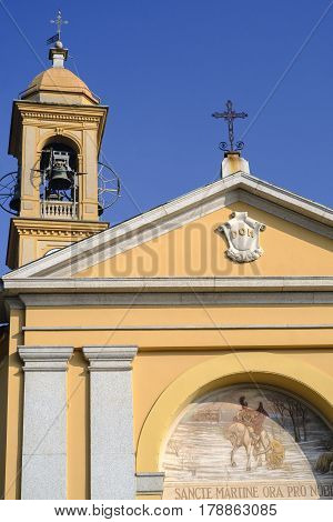 Costa Lambro (Monza Brianza Lombardy Italy): exterior of the historic San Martino church