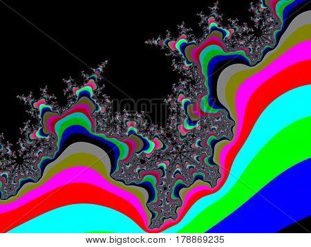 Colour Fractal Background