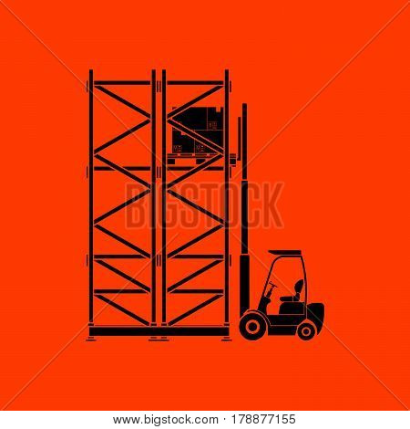 Warehouse Forklift Icon