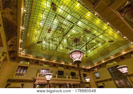 In The Restaurant Of The Hotel Metropol Moscow, Russia