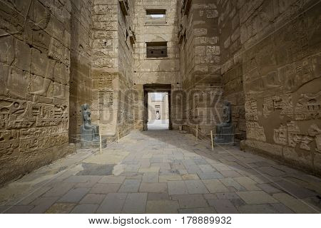 Temple Of Medinet Habu, Dedicated To Rameses Iii. - Unesco World Heritage Site, Luxor, Egypt