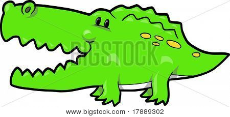 Crocodile Vector Elements