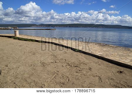 Beach In Adriatic Sea