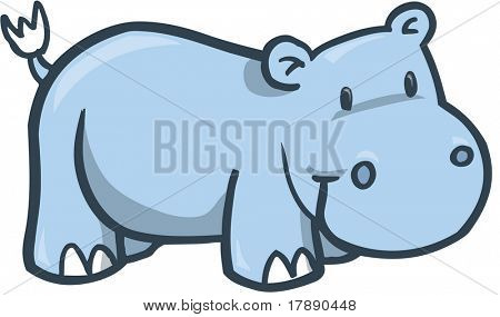 カバ ベクトル イラスト