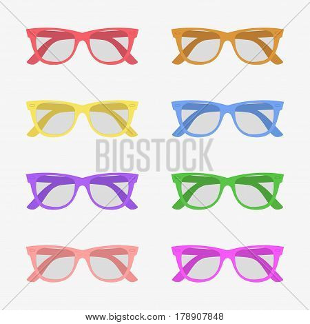 Set Of Different Glasses