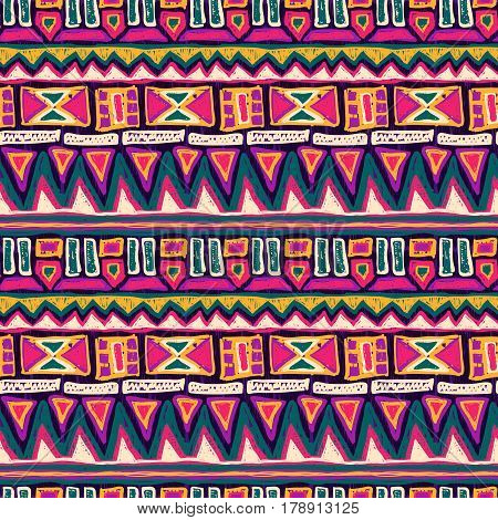 Sketch Pattern Doodle Tribal Scribble Ornament Colorful 2