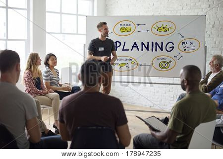 Meeting Presentation Planning Graphic Word