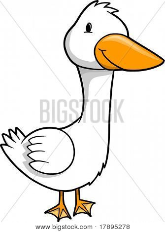 Gęś ilustracja wektorowa