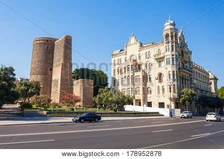 Maiden Tower In Baku