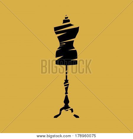 Fashion mannequin, vector illustration for graphic design. EPS 10.