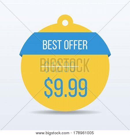 Label, Badge, Sale Sticker, Circle Price Tag circle Editable vector