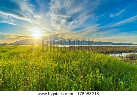 Sunrise in Lefkas island Greece
