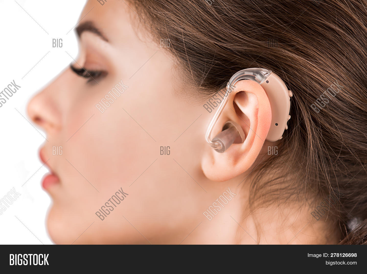 Girl Hearing Aid. Girl Image & Photo (Free Trial) Bigstock