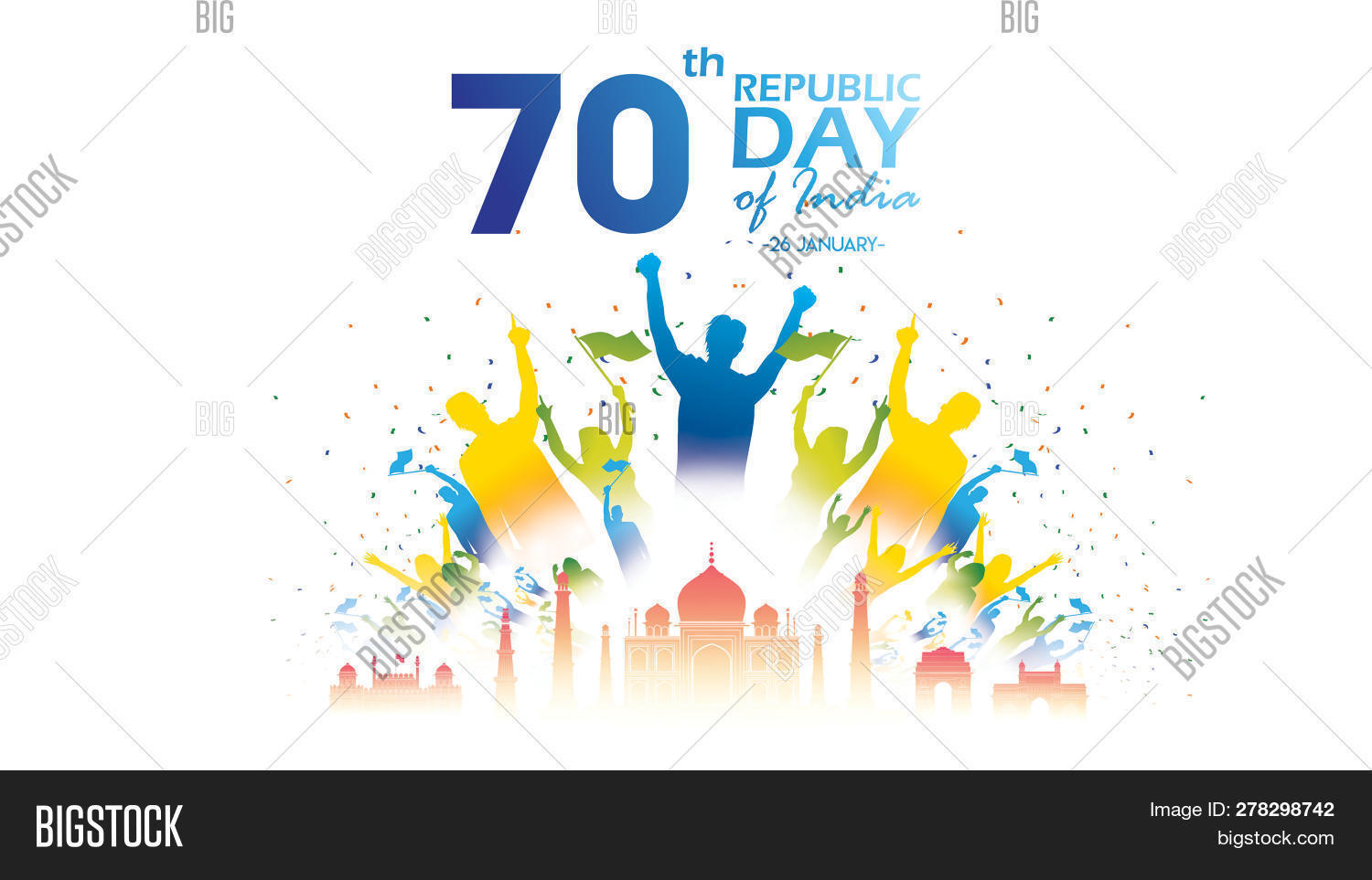 Happy Indian Republic Image Photo Free Trial Bigstock